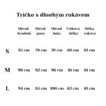 Tričko s dlouhým rukávem černé – Basicatory