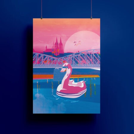 Grafika A3 - Nebuď labuť Šemíku - Jan Michoin