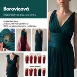 Borovicové variabilní šaty NILPET Bohéme – dlouhé – Convertibles