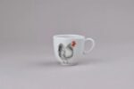 Hrnek Lungo 70ml Slepice šedá – Křak