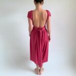 Magenta variabilní šaty NILPLA Bohéme – midi – Convertibles