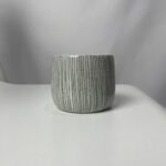 Růžový kalíšek porcelánový čáry 100 ml – Darouge