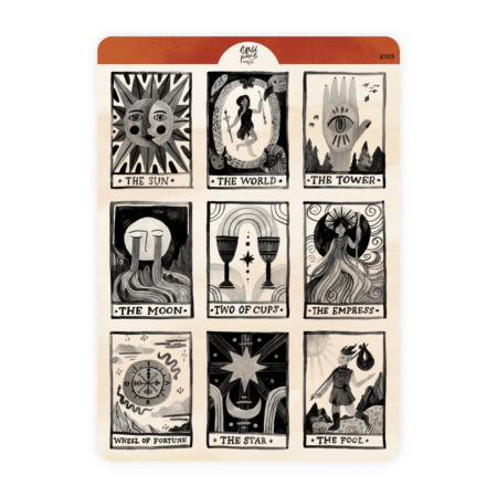 Samolepky Tarot - Divoká tužka