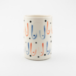 Modro-oranžový porcelánový hrnek Dirty Dishes Boobs větší – Mindset