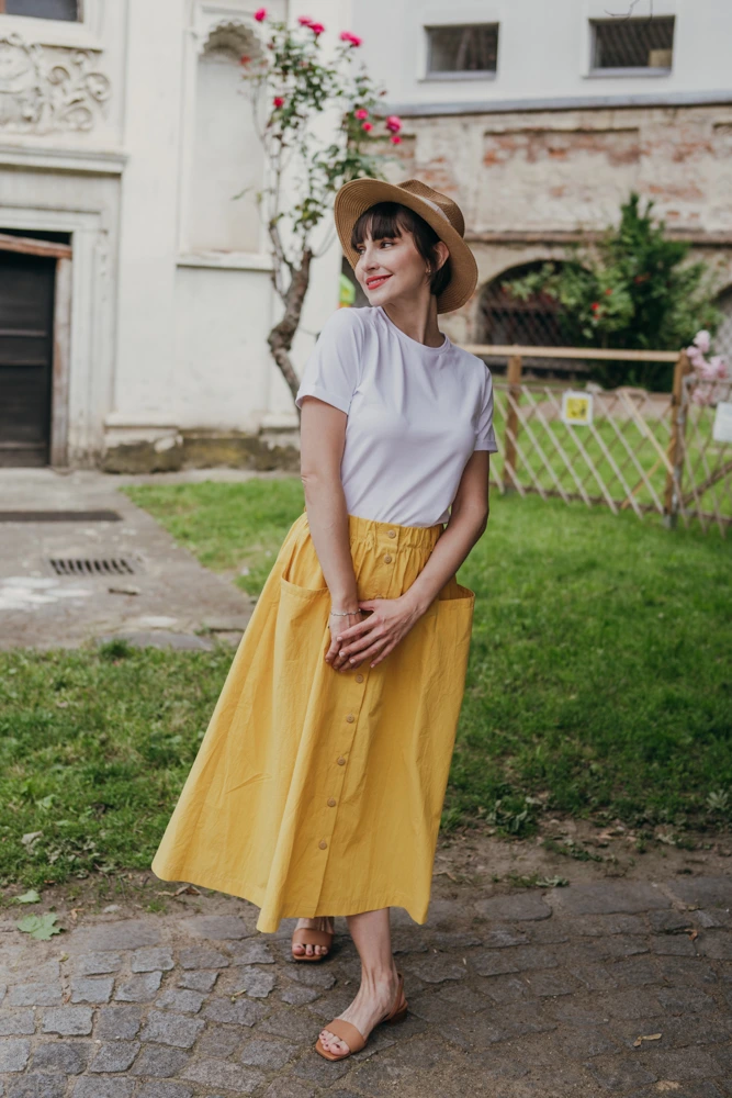 Žlutá sukně Lina - Reparáda Žlutá sukně Lina - Reparáda