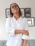Bílá mušelínová košile RELAX – Fajnea