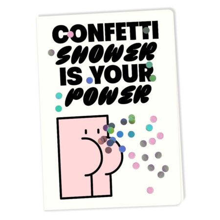 Přání Confetti Shower - Brunhilda
