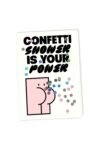 Přání Confetti Shower – Brunhilda