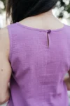 Mušelínový top Rory mauve – Reparáda