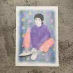 Riso-print A3, Meadow – Laura Flídrová