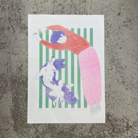 Riso-print A3, Good boy - Laura Flídrová