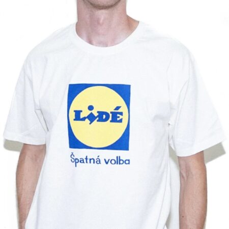 Triko LIDÉ Classic White Tee (pánské/unisex) - KZW