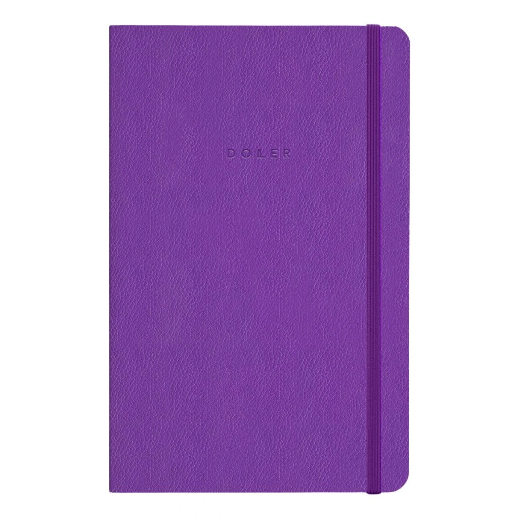 Notes Doller fialový tečkovaný Notes Doller fialový tečkovaný