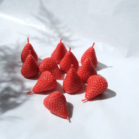 Svíčka Strawberry, 5 ks – Apiformy