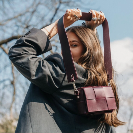 Kabelka Lola Burgundy - Vena Valnoha